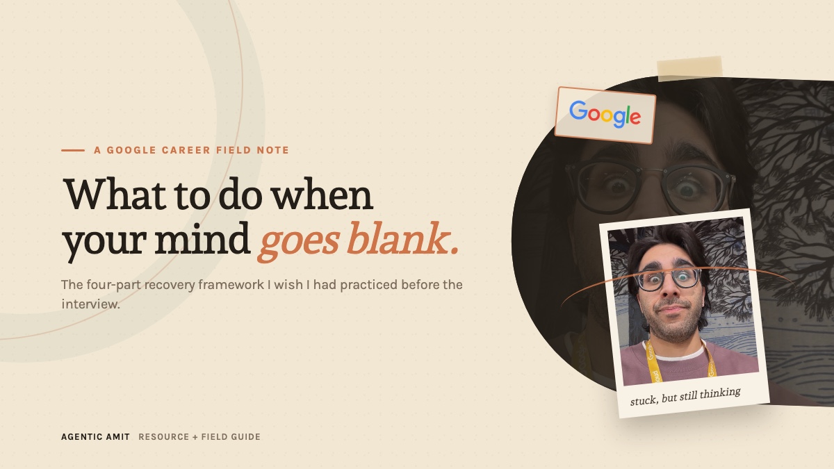 What to do when your mind goes blank in an interview
